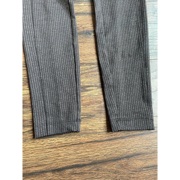 Athleta Delancey Houndstooth Tights Leggings Pants Brown Black XXS - Picture 6 of 11
